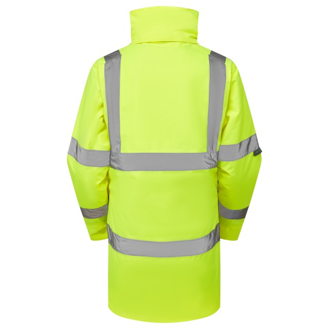 ISO 20471 Class 3 Women's Anorak Yellow EcoViz